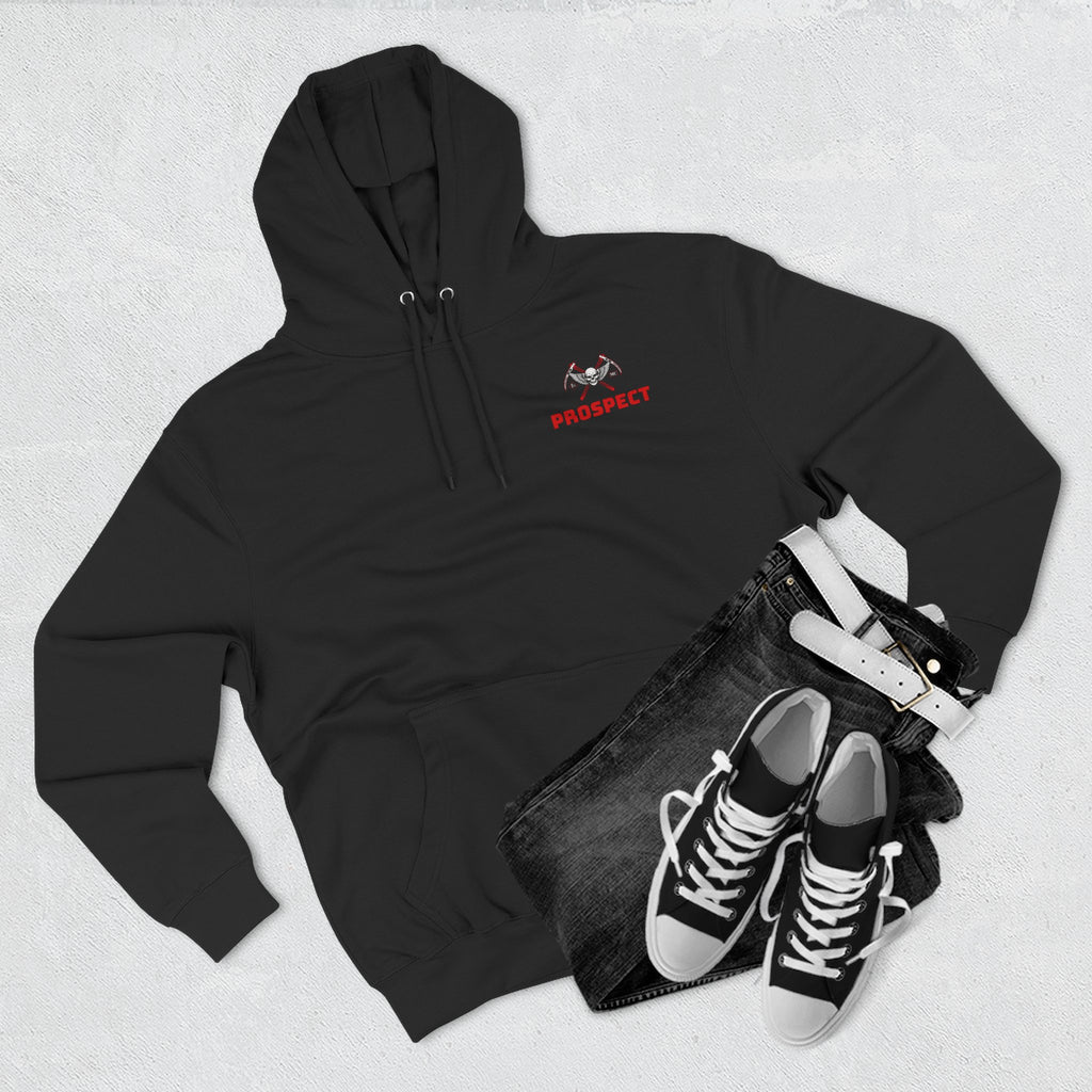 Lucifer’s Saints Motorcycle Hoodie — Skull & Wings Biker Pullover