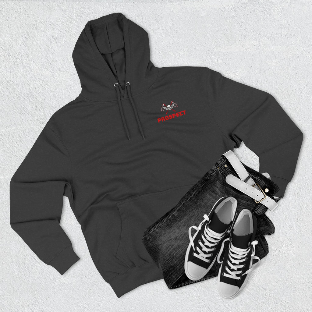 Lucifer’s Saints Motorcycle Hoodie — Skull & Wings Biker Pullover