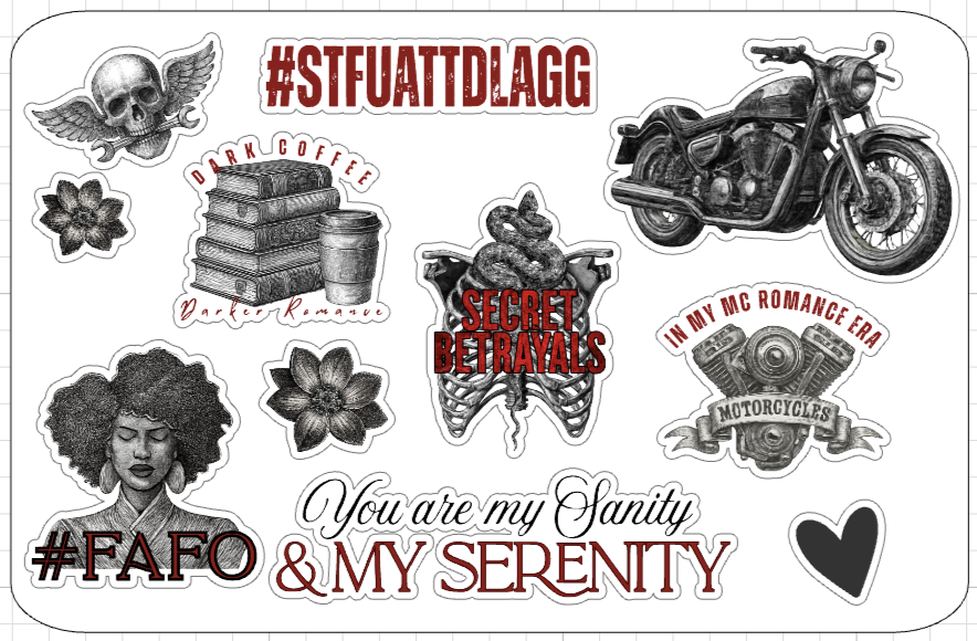 Secret Betrayals Sticker Sheet